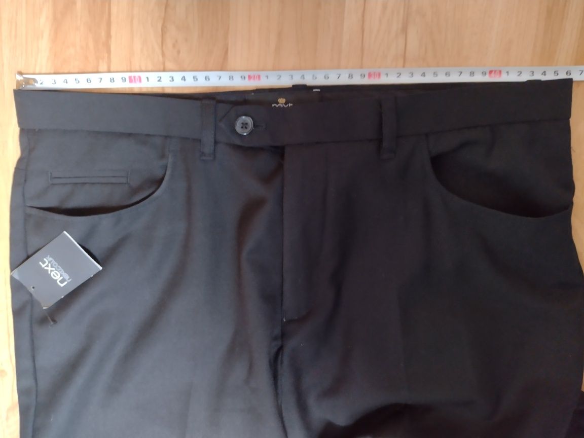Spodnie eleganckie męskie firmy NEXT, rozmiar 36/XL. NOWE