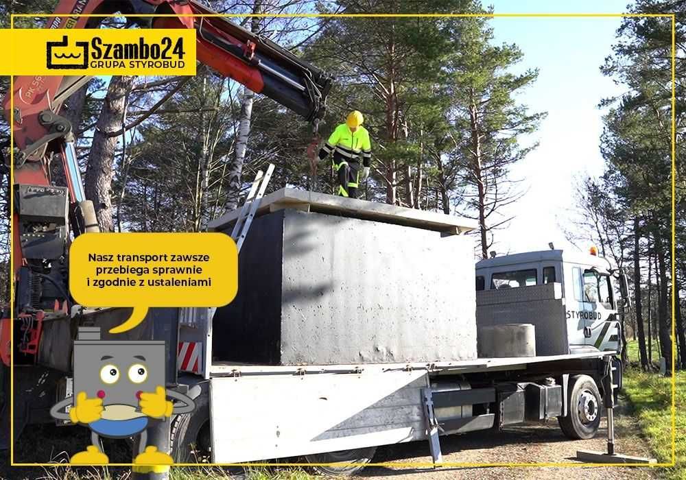 Uście Gorlickie - Szambo betonowe / Zbiornik - transport i montaż