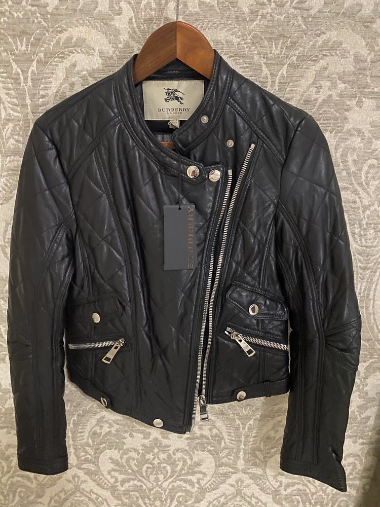 Кожаная куртка Burberry