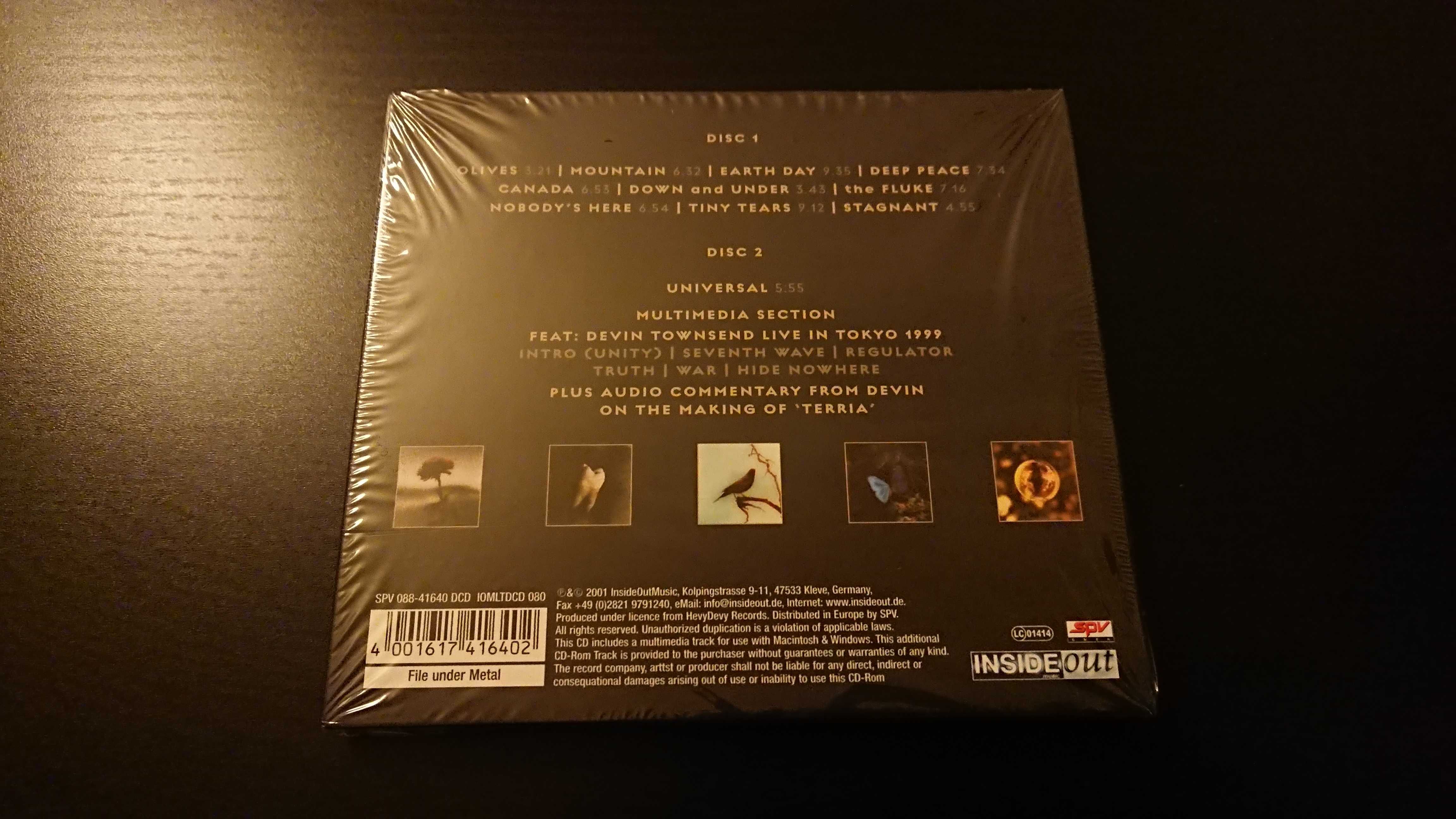 Devin Townsend Terria 2CD *NOWA* Folia Limited Edition 2001 IOM UNIKAT