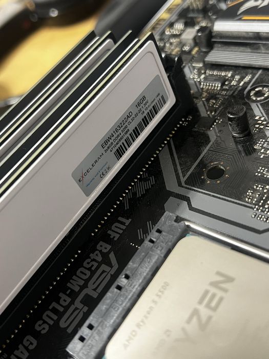 Комплект B450m R5 5500+кулер 32gb RAM