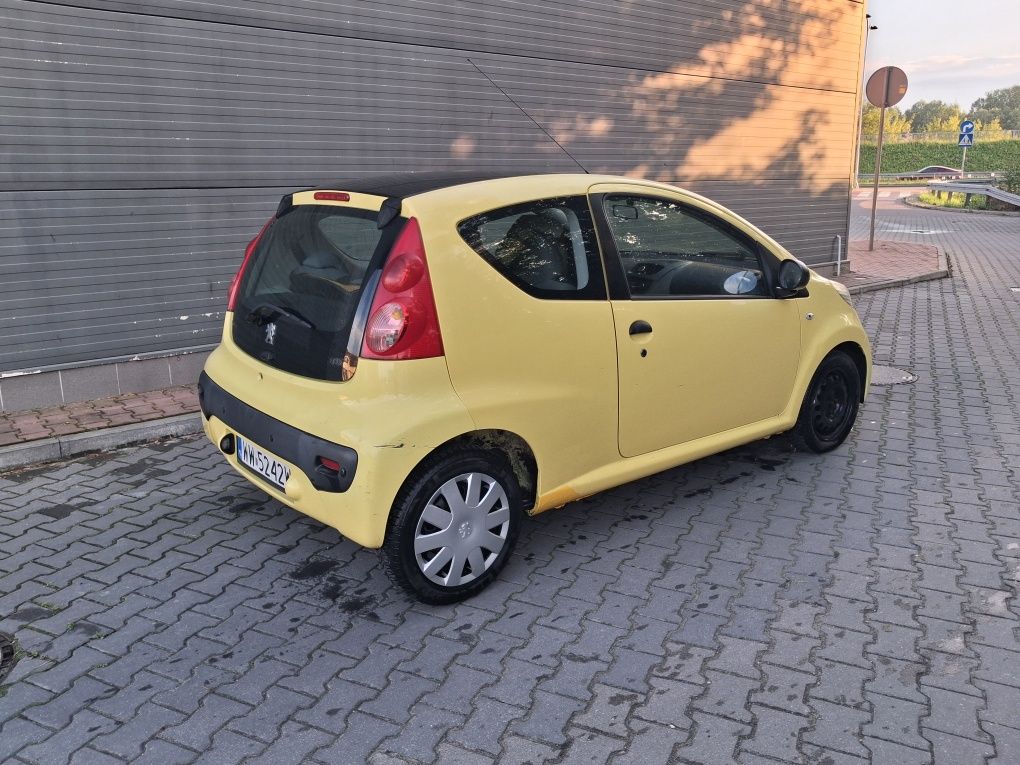Żółta Strzała z silnikiem Toyoty* Peugeot 107* Nowe opony filtry olej*