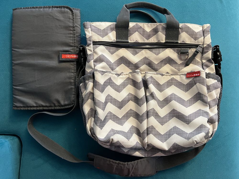 Torba Skip Hop Duo Signature Chevron stan bardzo dobry