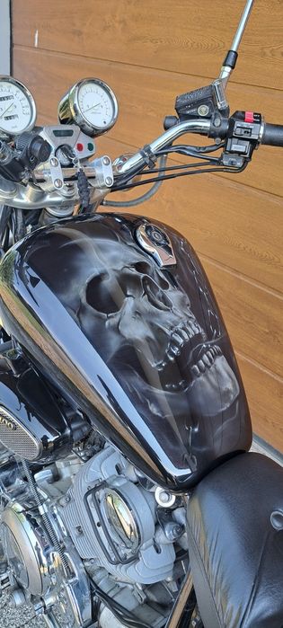 Yamaha Virago XV 1100 AirBrush Ghost Rider 95r 41 tys km