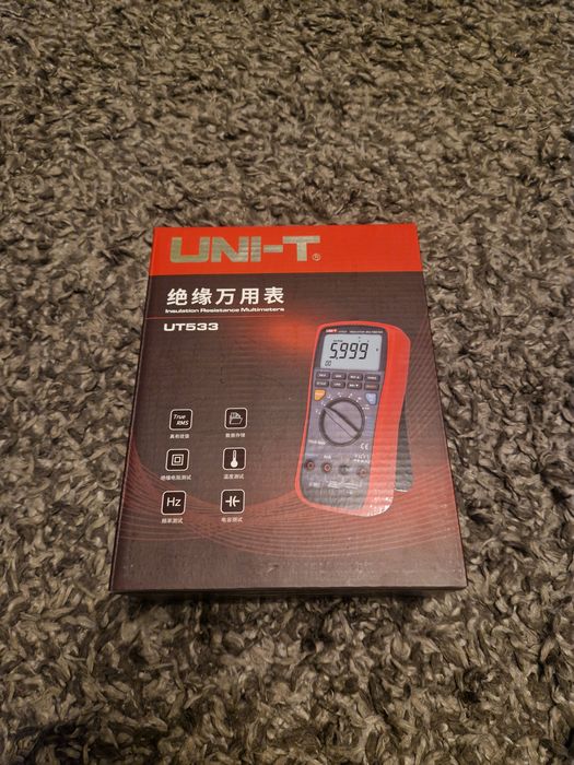 Multimetr rezystancji izolacji Uni-t UT533