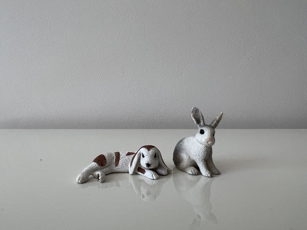 SCHLEICH królik dwa króliki