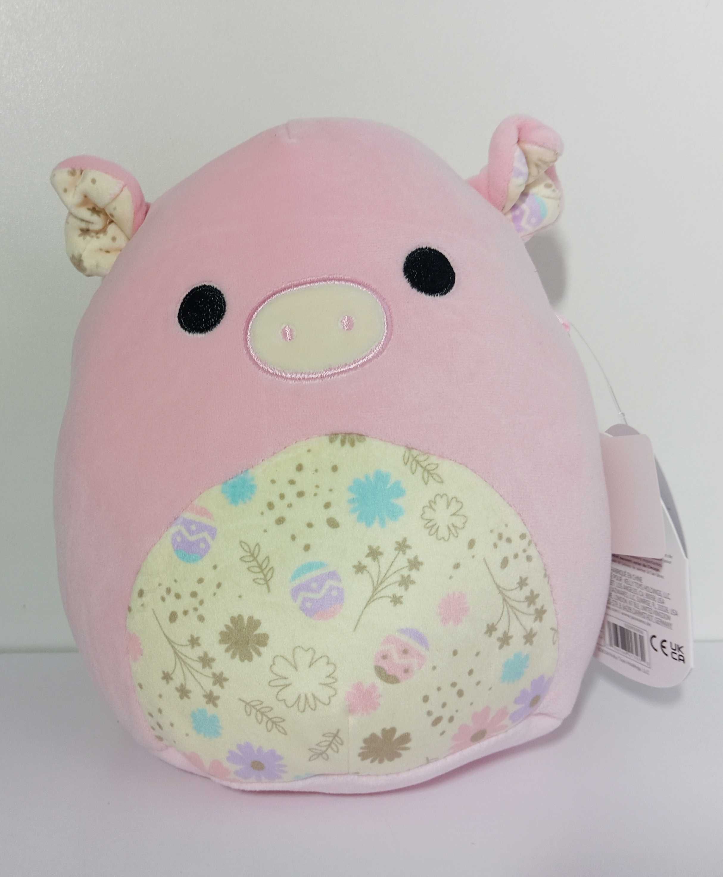 Nowa maskotka squishmallows 19 cm świnka Wielkanoc