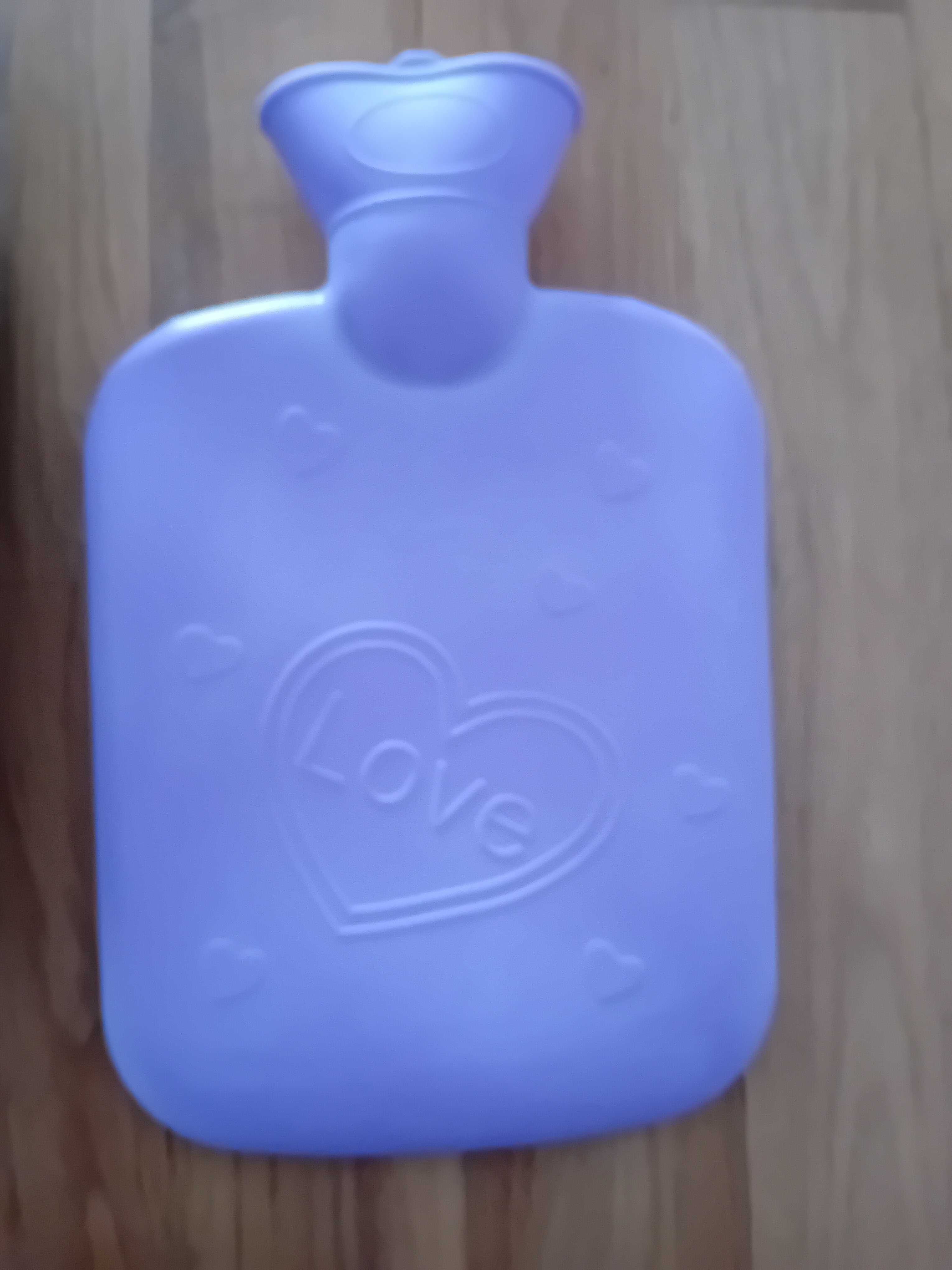 Bolsa de água quente de borracha com capa de cintura macia