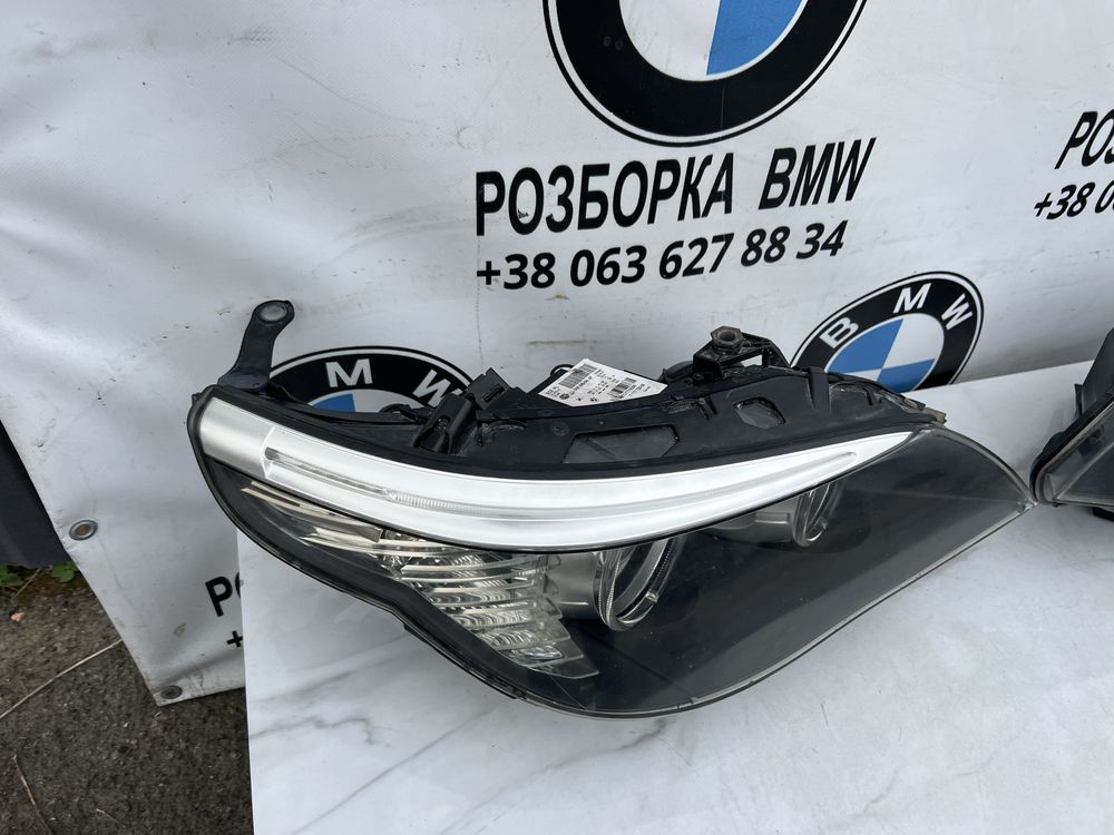 Фари рестайл bmw e60 e61 lci оптика передня