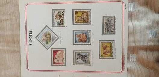 Coleções temáticas de selos  completas