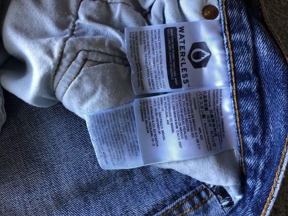 Levis jeans 501 originais, W34 L32, bom estado