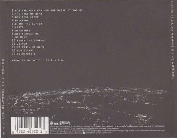 R.E.M.-New Adventures in HI-FI- CD-płyta nowa , zafoliowana