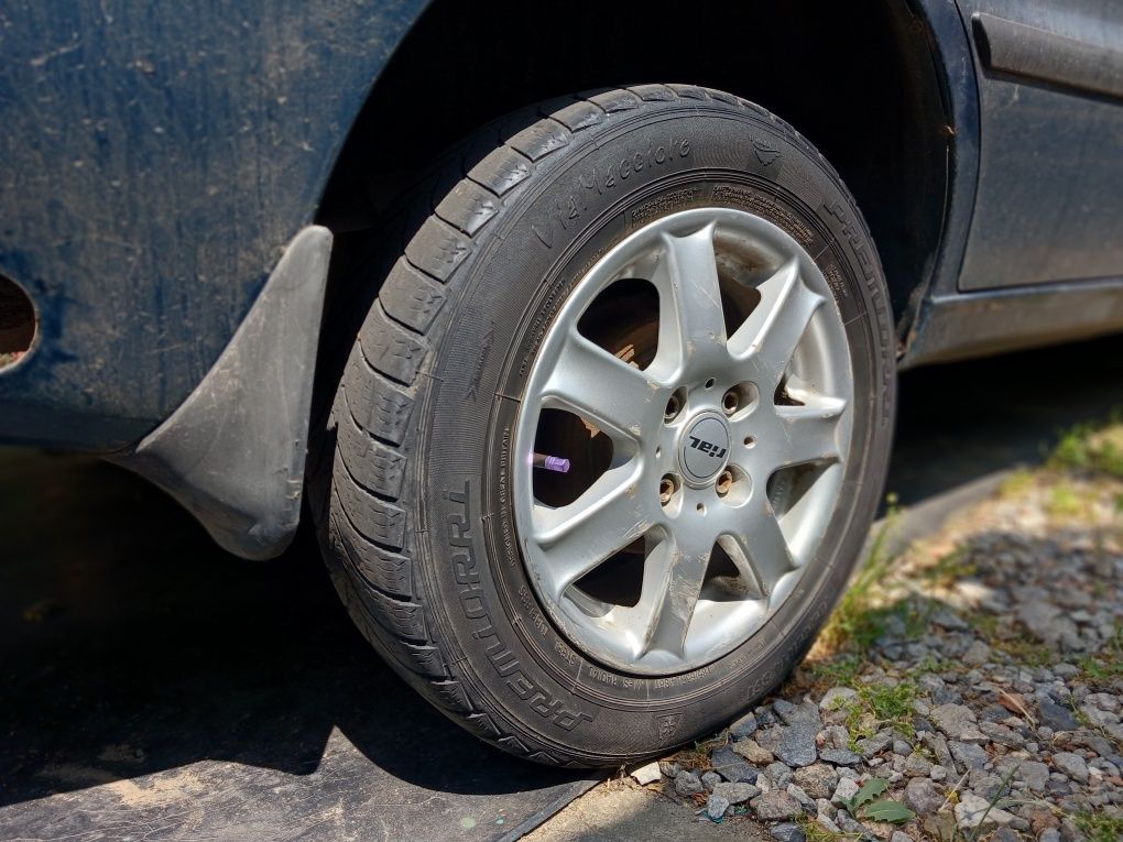Литые диски с резиной r14 4x100 део ланос комплектом 4 штуки Секретка