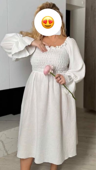 Розкішна муслінова сукня