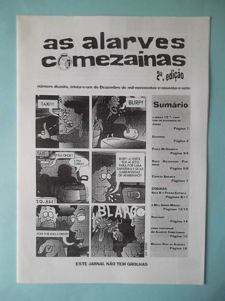 Lote de fanzines/revistas de Banda Desenhada.