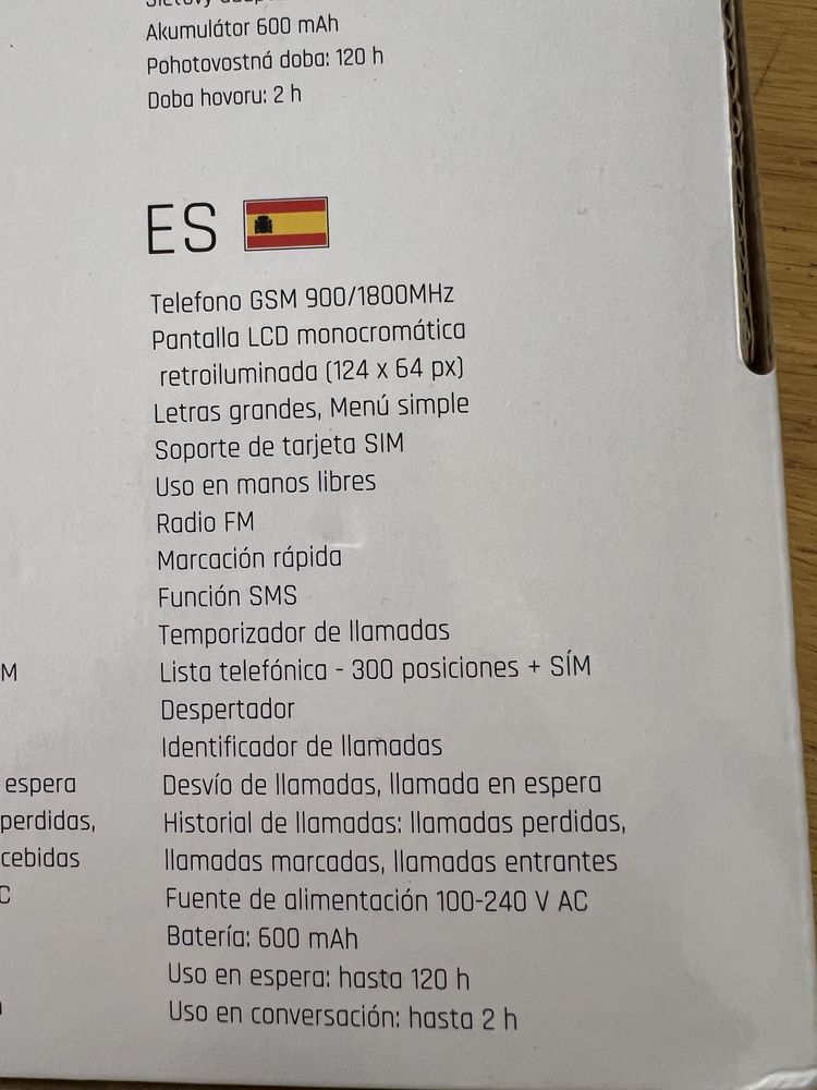Telefone Fixo MAXCOM MM28D - NOVO