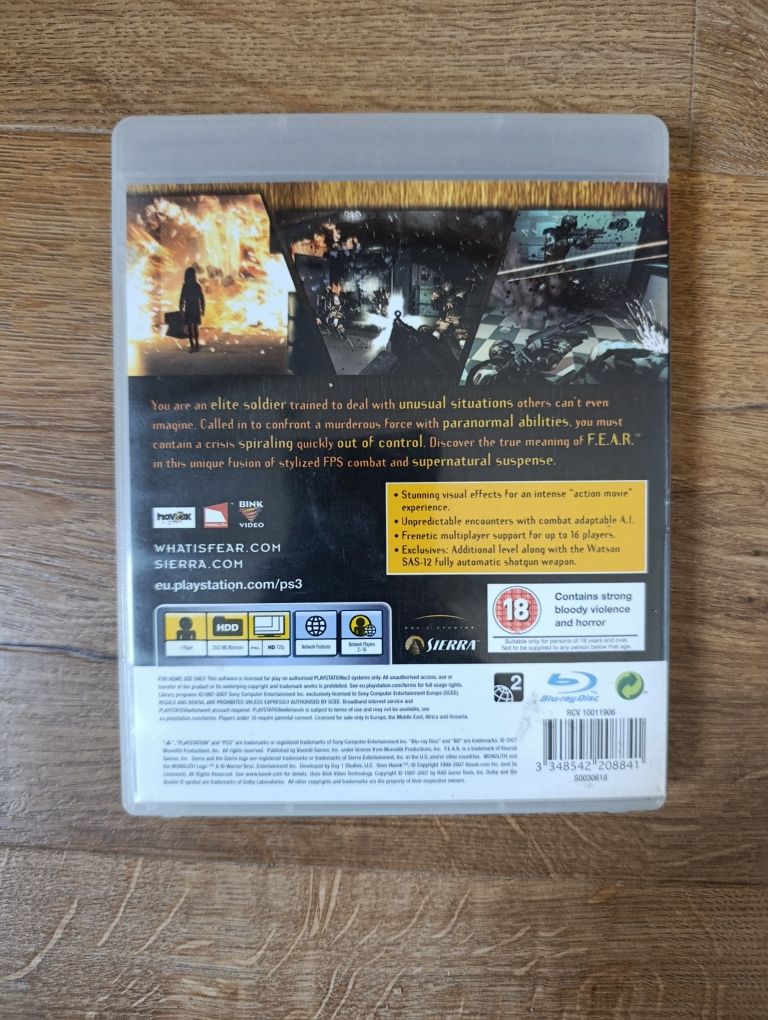 Sprzedam Gre Fear PlayStation 3 PS3 Wyprzedaż kolekcji