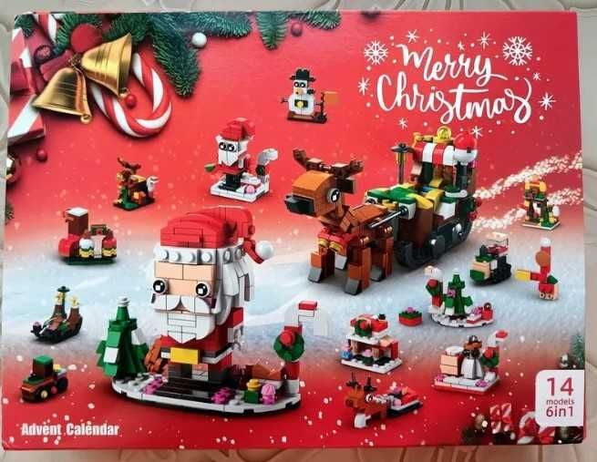 Адвент - календар - конструктор 12 віконець — збери новорічне диво