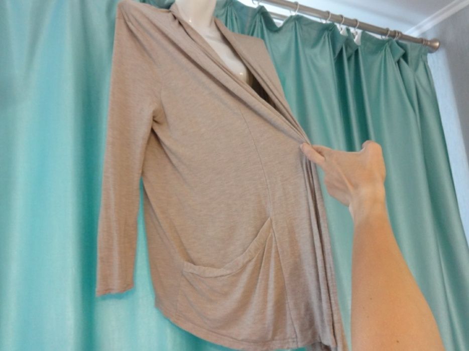 H&M Кофта 100% вискоза накидка кардиган назапах для беременных 44 46