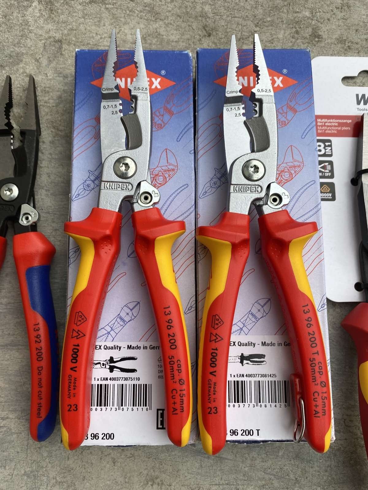 Універсальні кліщі електрика Knipex, Wiha