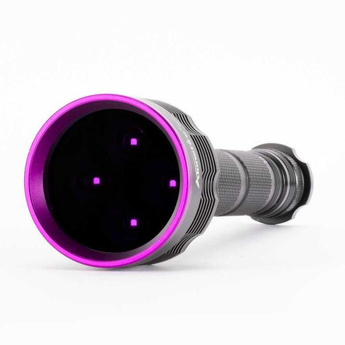 Latarka UV AloneFire SV44 20W 4 x365nm czarny klosz plus ŁADOWARKA