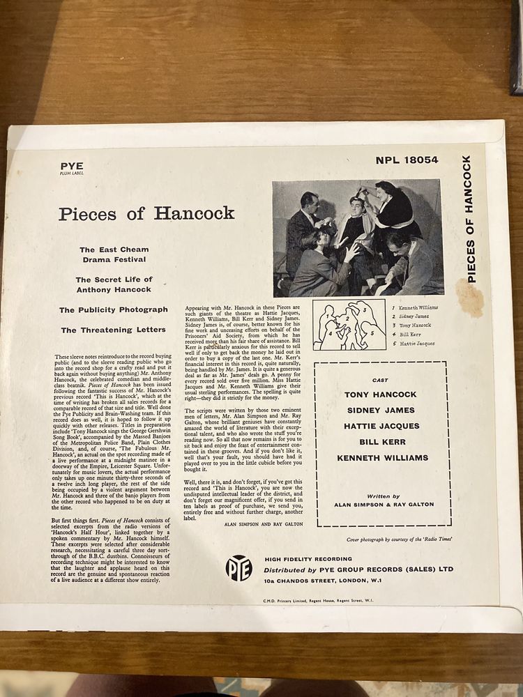 Vinil Pieces of Hancock