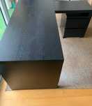 Mesa Escritório/ Secretária c/ Painel Móvel + Gaveteiro - MALM IKEA