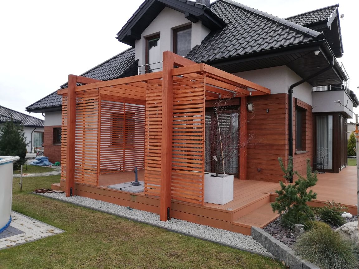 Pergola Taras poliwęglan zadaszenie