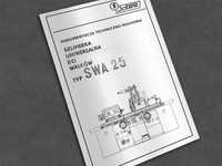 Szlifierka SWA-25, SWA 25 - DTR