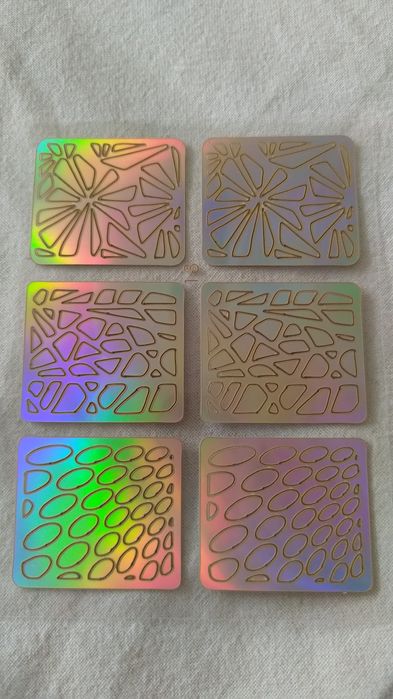 Szablony do malowania paznokci 8 sztuk