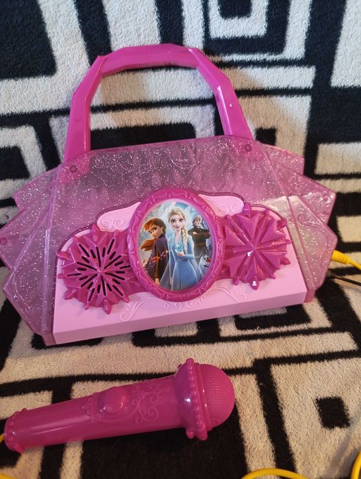 Дитячий програвач з мікрофоном. Холодне сердце.