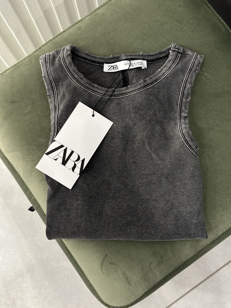 Майка Zara, сіра майка, виварена майка