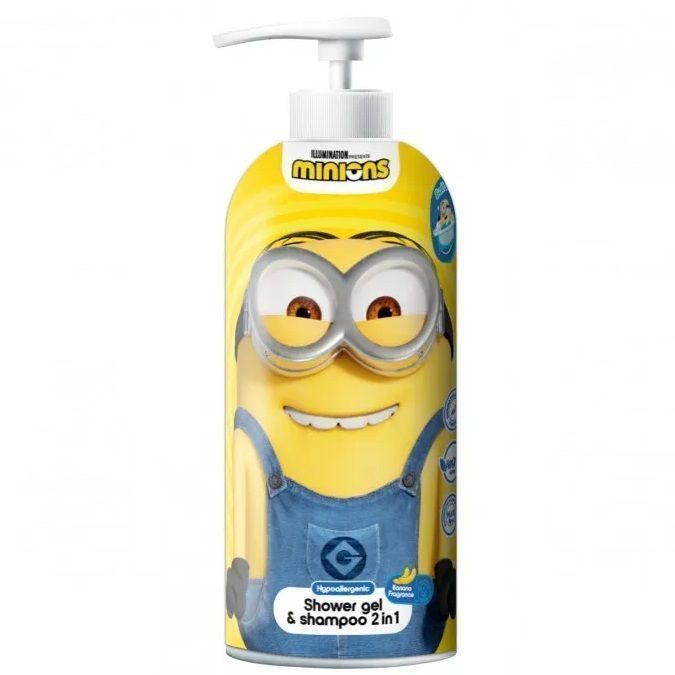 Minionki Żel Pod Prysznic I Szampon 2W1 Banan 1000Ml (P1)