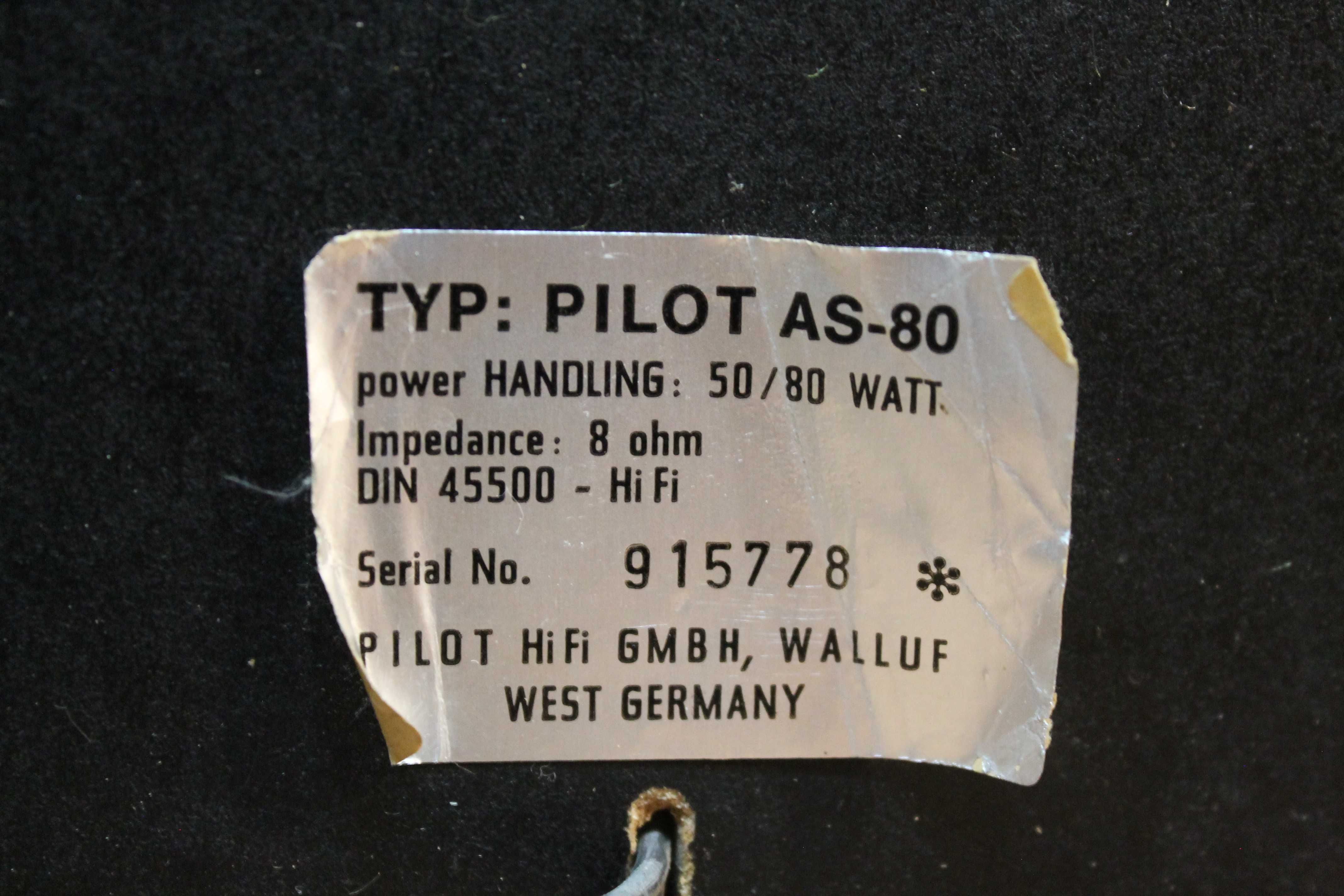 Świetne Kolumny Pilot AS-80