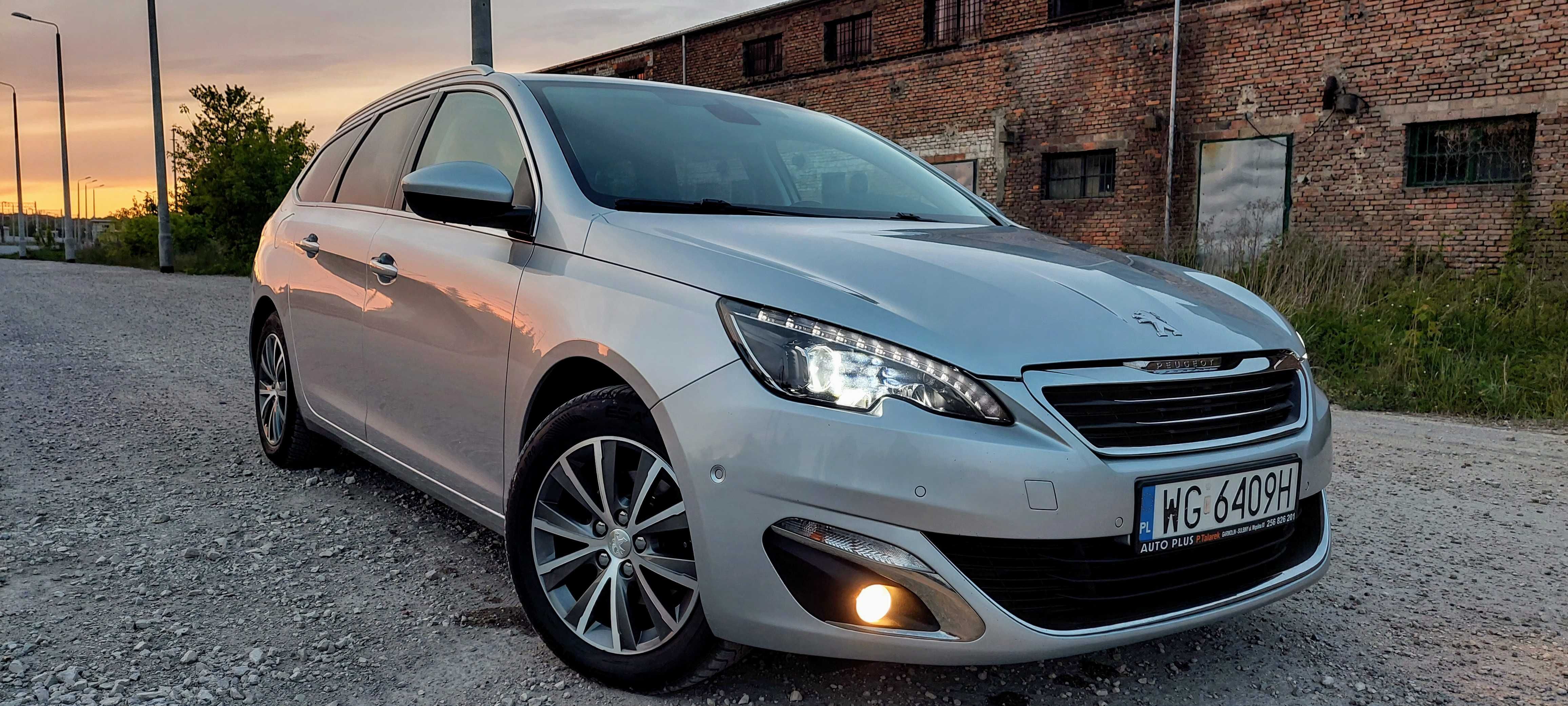 Peugeot 308 SW 1.6 BlueHdi Super Stan! Klimatyzacja, Masarze, FullLed.