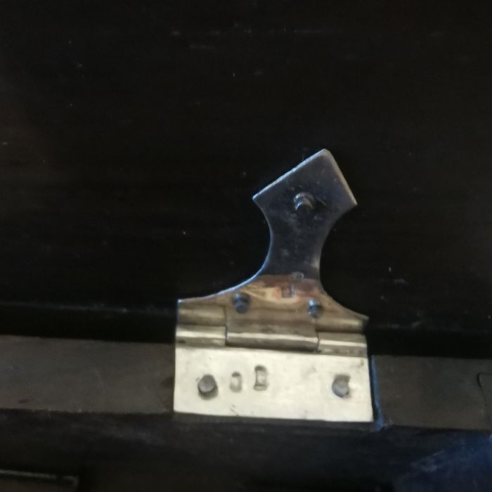 Guarda jóias de pau santa e prata