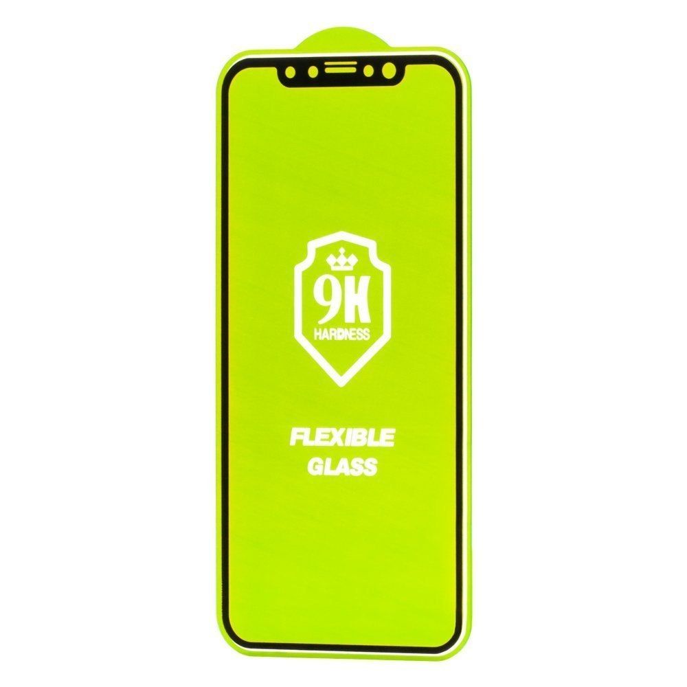 Folia Szklana Z Ramką Full Cover Flexi Nano Do Xiaomi Redmi 9 Czarny