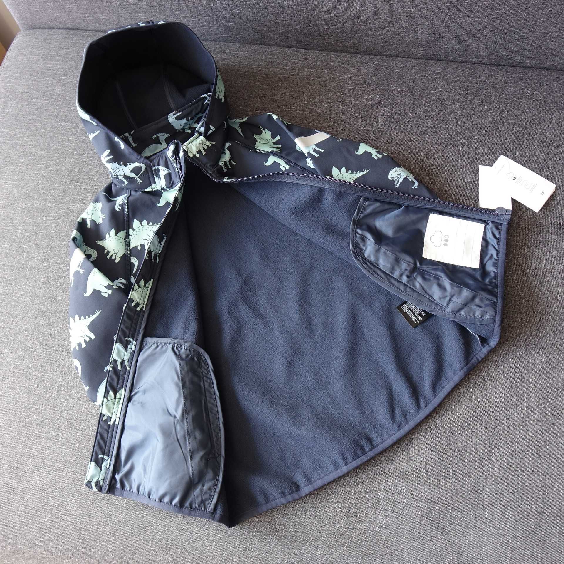 Kurtka dziecięca typu softshell H&M r.128