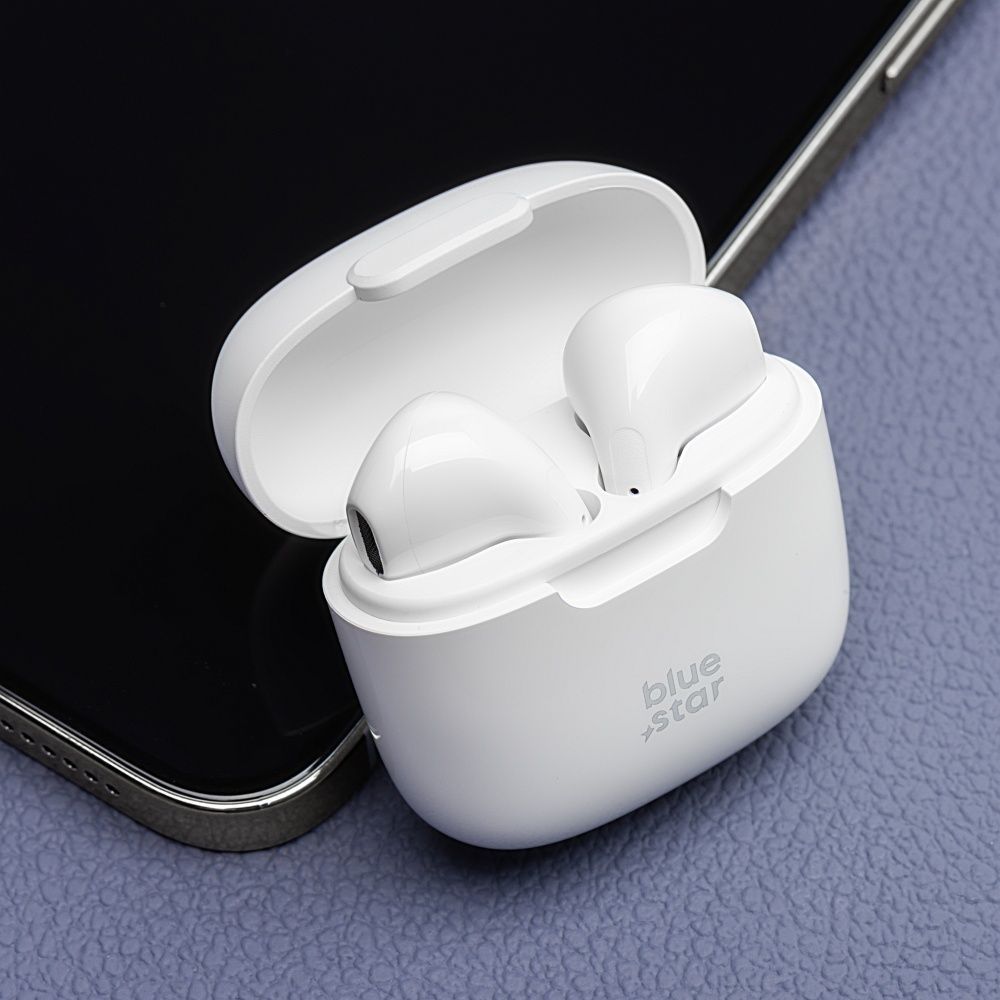 BLUE STAR słuchawki bezprzewodowe bluetooth TWS FI7 białe