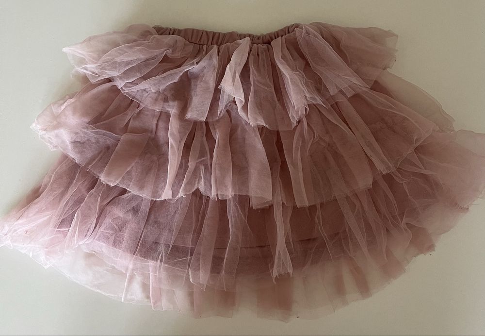 Spodniczka tiulowa pudrowy róż rozm.98