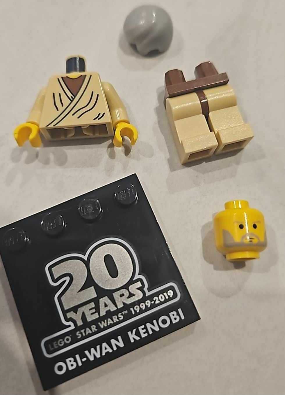 Figurka Lego Star Wars Obi-Wan SW1069 z płytką rocznicową