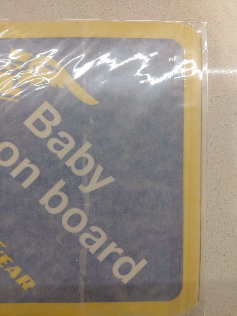 Naklejka na szybę Baby on board Good Year