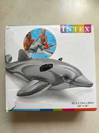 Дитячий надувний пліт для катання Intex 58535 Дельфін