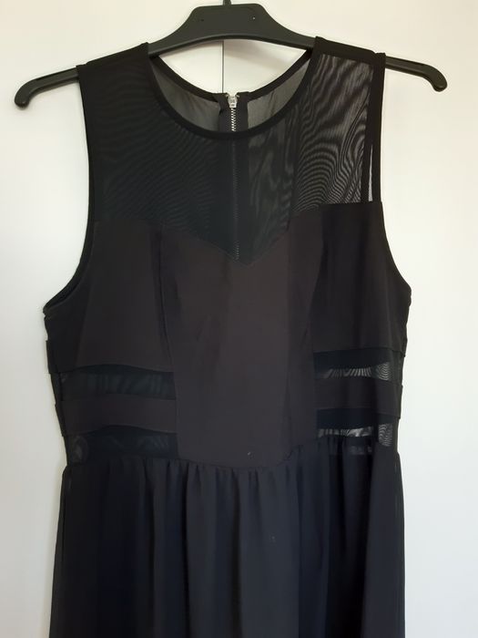 Vestido preto comprido