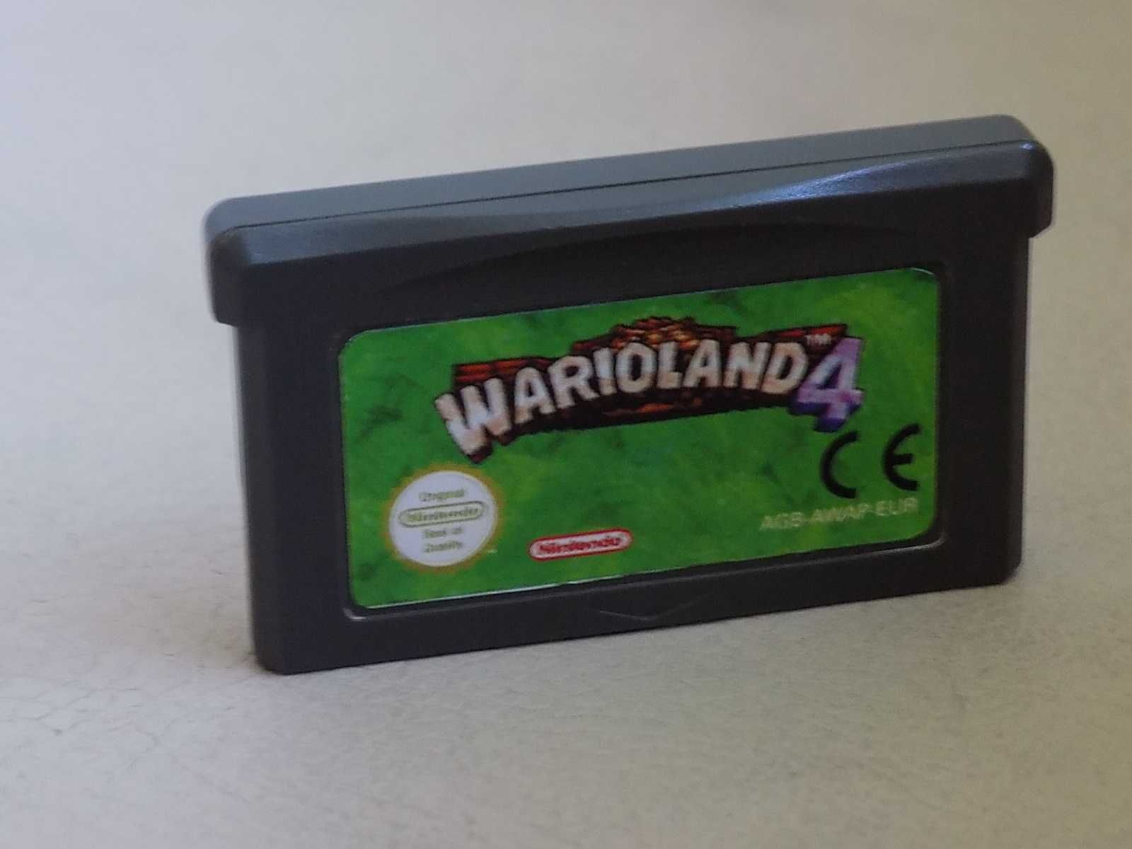 Wario Land 4 Nintendo Game Boy Advance GBA SP Micro DS etykieta kłamie