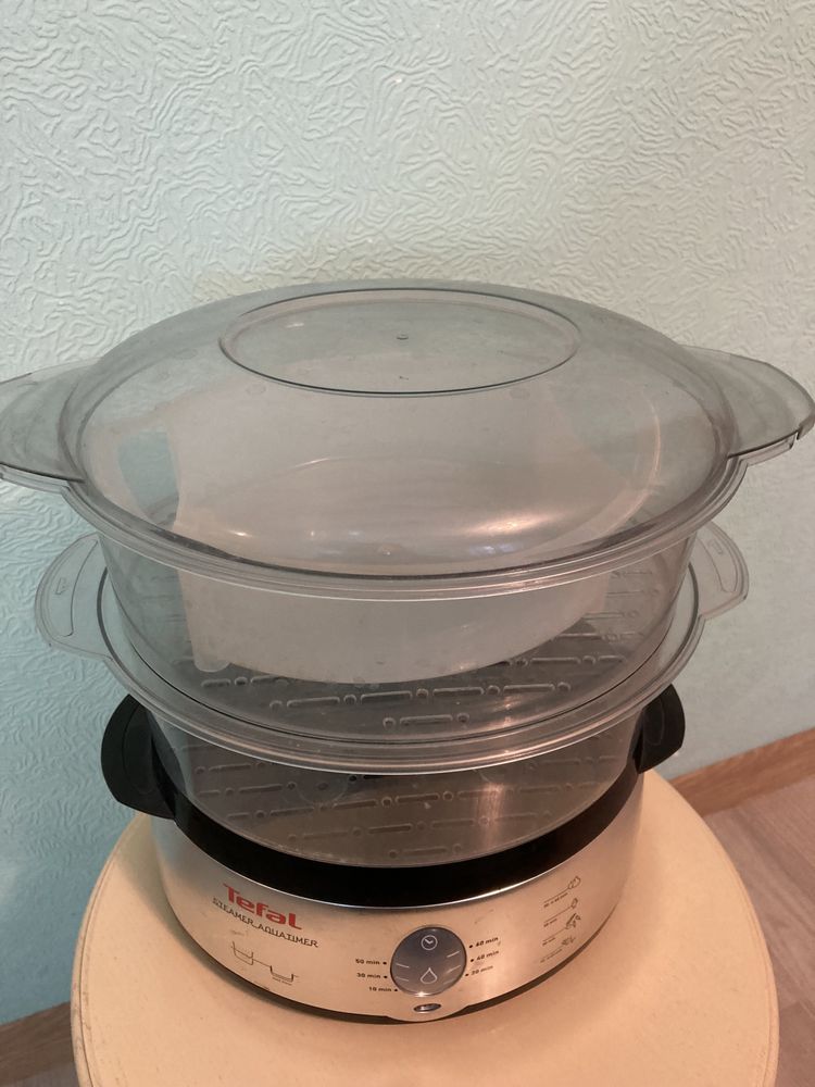 Пароварка Tefal VC100930 Steamer Aquatimer, Тефаль рабочая