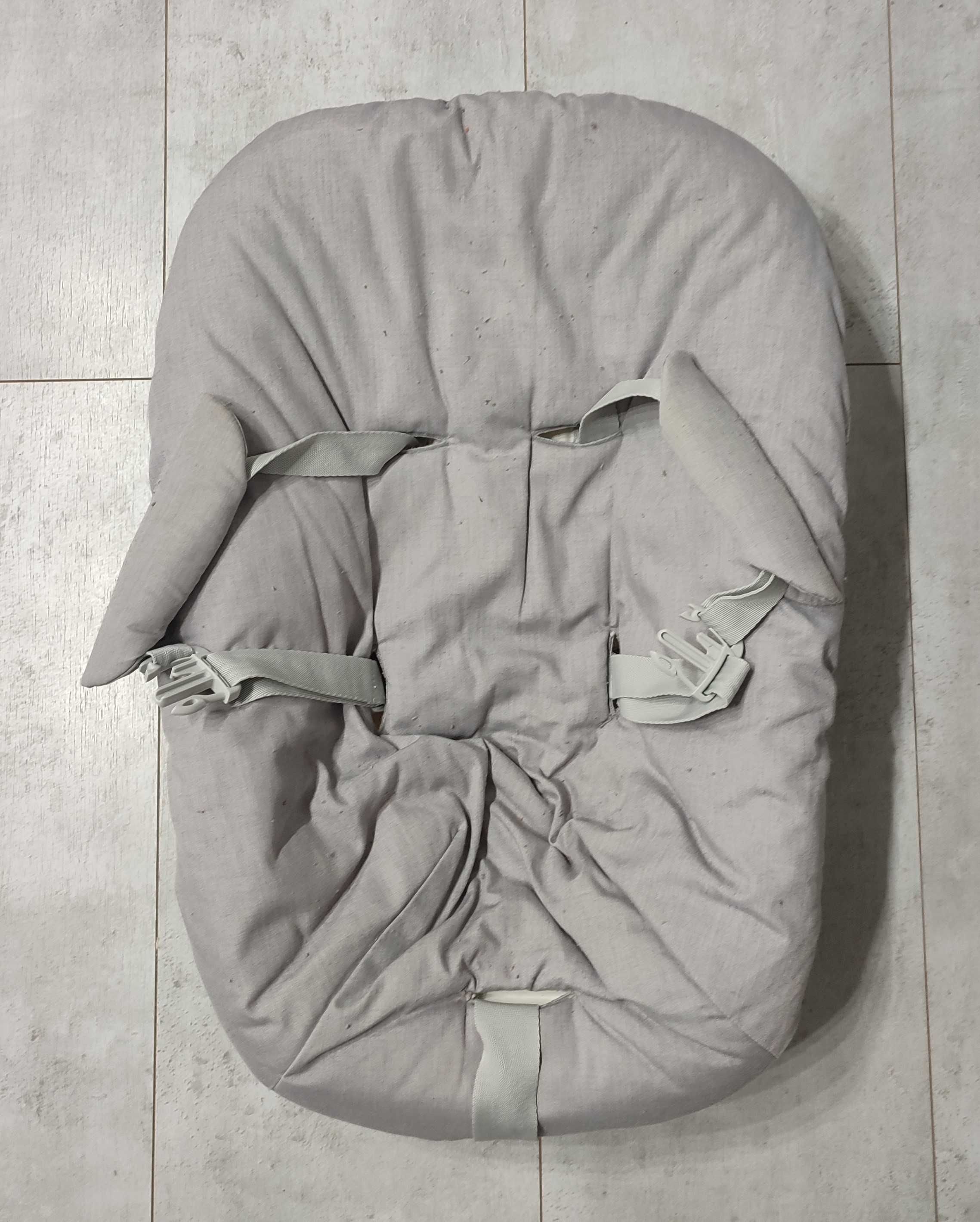 Stokke Tripp Trapp Newborn Set leżaczek dla niemowląt szary stan BDB