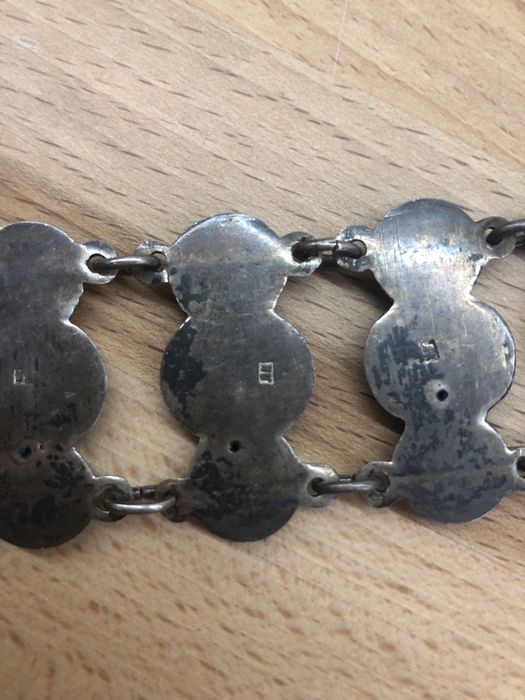 Антикварный пояс Кавказ Кубачи, серебро