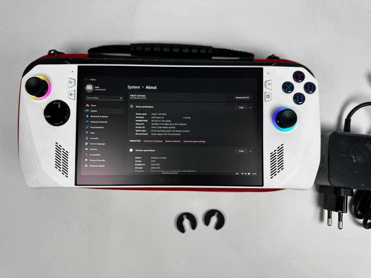 Ігрова консоль Asus Rog Ally Z1