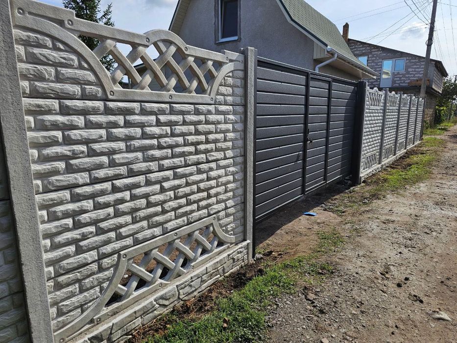 ‼️Найкраща ціна‼️Секційний забор / Ворота / МОНТАЖ та АВТОМАТИЗАЦІЯ
